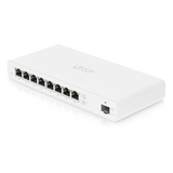 UISP-R - Router Gigabit / 8 Puertos PoE Pasivo 27V / 1 Puerto SFP / NAT 1 Gbps / 110W Total / OSPF y Firewall