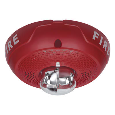 SPS-CRL - Bocina/estrobo combinado para techo / 25 o 70.7 Vrms / Candela 15 a 177 cd / 400-4000 Hz / Serie L