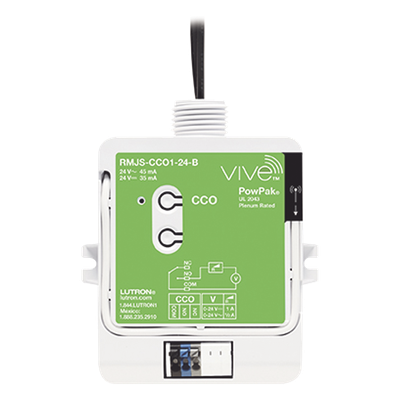 RMJSCCO124B - Módulo de Contacto Seco / 24 Vca/Vcd / 1 A en VCD / 0.5 A en Vca / 10 Controles Pico / 10 Sensores Ocupación / Integración HVAC-BMS