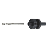 D-21-820 - Adaptador para Broca Sierra / 3/8" / Compatible 3/8" y 1/2" / Brocas 9/16" a 1-1/8" / Guía de Eje Único