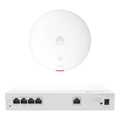 DEMO-S380-AP361 - Kit Router Multi-Servicio y Punto de Acceso Wi-Fi 6 / 1.775 Gbps / 4 Puertos LAN PoE 50W / MU-MIMO 2x2 / Smart Antenna / Instalación Techo y Pared