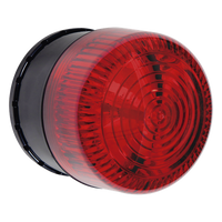 STI-SA5500-R - Microcontrolador SELECT-ALERT / Sirena-Estrobo / 32 Tonos / 8 Patrones LED / Policarbonato / IP66 / -40°C a 121°C / 12-24V CD o 9V CD / Rojo