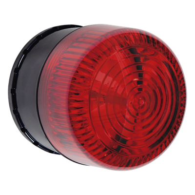 STI-SA5500-R - Microcontrolador SELECT-ALERT / Sirena-Estrobo / 32 Tonos / 8 Patrones LED / Policarbonato / IP66 / -40°C a 121°C / 12-24V CD o 9V CD / Rojo