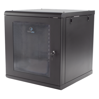 SR-1916-GN2G - Gabinete de Pared / 16U / 635 mm Profundidad / 25 in / Cristal Templado / 100 kg Carga / Calibre 18