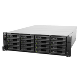 RS2825RP+ - Servidor NAS Rack / 16 Bahías Intercambiables / 3U / Rendimiento 3,519/1,790 MB/s / 10GbE Integrado / Fuentes Duales en Caliente / Expansible a 28 Bahías / Hasta 560 TB