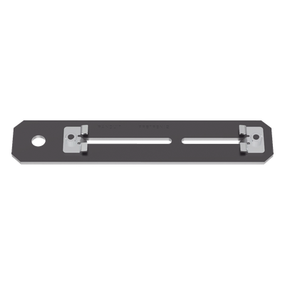 FR6TRBN12 - Soporte de Montaje a Techo / Para Canaletas 4x4 y 6x4 / Varilla Roscada 1/2 in (0.5 in) / Acero Negro / 254x50.8x10.2 mm