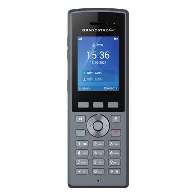 DP735 - Teléfono IP Inalámbrico DECT / Alcance 400 m (1312.3 ft) Exteriores / IP67 / 20 Cuentas SIP / Pantalla TFT LCD 2.4 Pulgadas / Audio Full HD / Batería 2000 mAh