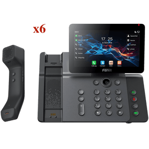 Fanvil Teléfono IP Empresarial / Pantalla Táctil IPS 7' / Wi-Fi 6 Dual-Band KIT-V66PRO