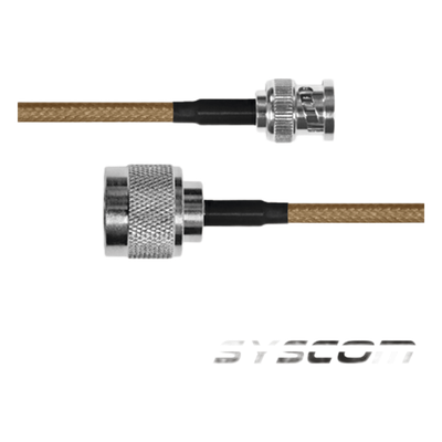 SBNC142KN60 - Jumper Coaxial / BNC Macho a N Macho / Cable LP142 / 60 cm (1.97 ft)