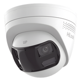 IPC-T260HAD-LUF/SL - [Dual Light] Turret IP 6 Megapixel / Imagen Panorámica 180°/ PoE / Micrófono y Bocina Integrado / Exterior IP67 / Audio Bidireccional / Alarma Visual