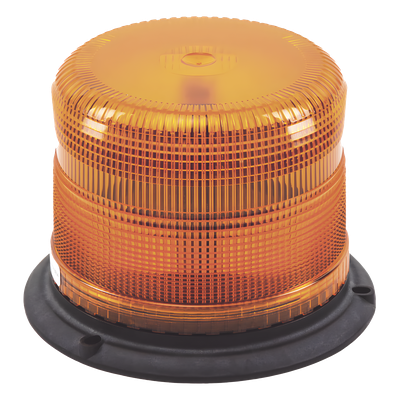 X7945-A - Burbuja LED Clase II / 3 LEDs de 5 W / 11 Patrones de Destello / Policarbonato Ámbar / Montaje Permanente / 12-48 VCC / -30 a 50 °C