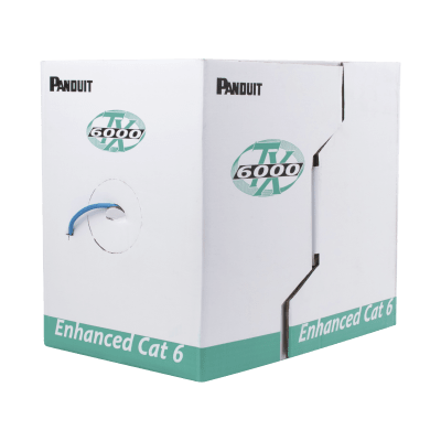 PUC6004GR-ME - Cable UTP / Cat 6 Mejorado / 23 AWG / Cobre Sólido / 305 m (1000 ft) / PVC CM / 4 Pares / Reelex