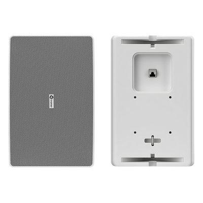WM-8D-WT - Altavoz de Pared / 8" / PoE++ / Dante / DSP Integrado / Mezclador 2 Canales / 100 dB SPL / Montaje Flexible