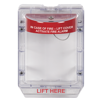 STI-1230 - Protector para Estación de Jalón / Policarbonato UV / Montaje Sobreponer / Rango -40°F a 250°F / Aprobado UL y FM