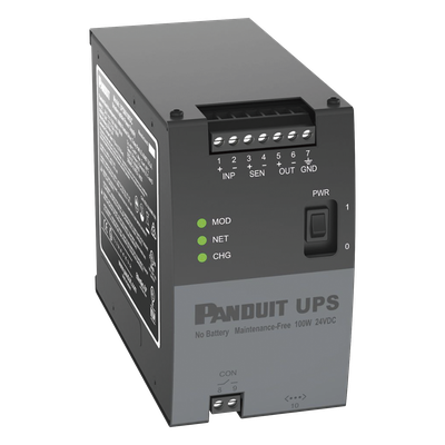 UPS00100DC - UPS Industrial / 100 Watts / 24 Vcd / Ultracondensadores / Riel DIN / -40 a 60 °C (-40 a 140 °F)