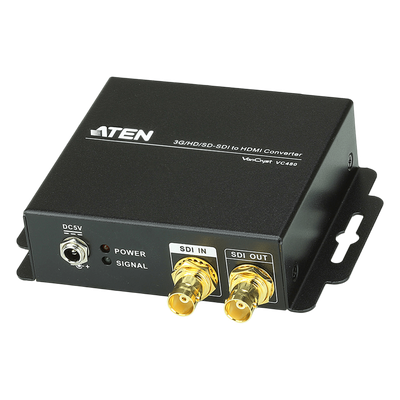 VC480 - Conversor de video / 3G-SDI a HDMI / Full HD 1080p / Audio XLR balanceado / 1920x1200 @ 60Hz / 1.97 pies