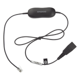 GN-1200-S - Cable Adaptador de Auricular / Conector QD a RJ-9 / 8 Configuraciones / Amplificación de Micrófono / 80 cm (2.6 ft) o 200 cm (6.6 ft)