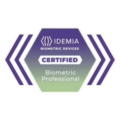 287889564 - Certificado Idemia Profesional Biométrico , membresía de 2 años con acceso al módulo de ventas 24/7 a la plataforma de aprendizaje de dispositivos biométricos de IDEMIA.