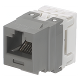 NK688MIG - Jack Keystone / Cat 6 / Clase E / 250 MHz / Impacto 110 / RJ45 / Gris