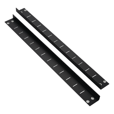 PZWMC26RR - Kit de Rieles Posteriores / 26 UR / 1158 x 21 mm / Carga 350 lbs / Ajuste 0.9 pulgadas / Negro