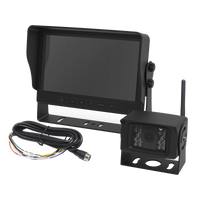 K7000B-WK - Cámara de Reversa Inalámbrica / Monitor LCD 7" / Visión Nocturna IR 18 LEDs / IP69K / Expandible a 4 Cámaras