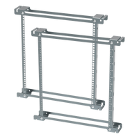PTRA24T - Ángulos de Rack / 19 Pulgadas / 12U / Orificios Roscados / Acero Zinc Plated / 533 mm (21 in) / EIA-310