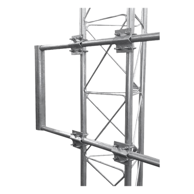 SBL-UNI-3G - Brazo para Torre Arriostrada / Acero ASTM A-36 / Galvanizado por Inmersión / Tubo Principal 60 cm (1.97 ft) Ø 2' / Tubos Laterales 80 cm (2.62 ft) Ø 1' / Torres hasta 60 cm (1.97 ft)