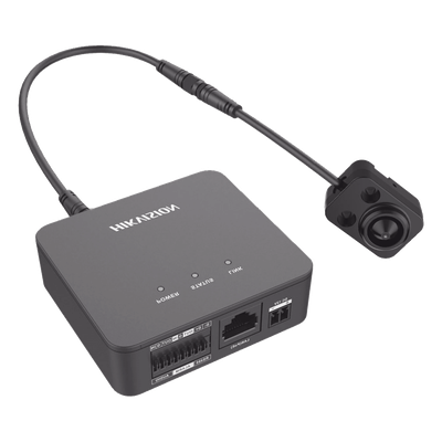 DS-2CD6425G1-20(2.8MM) - Cámara IP Pinhole / 2 Megapixel / Lente 2.8 mm / WDR 120 dB / PoE / MicroSD 256 GB / 2 m (6.6 ft) Cable