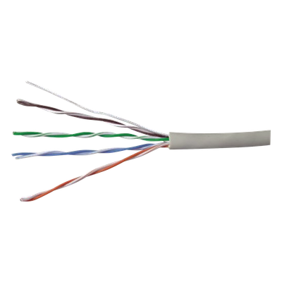 PUC5C04IG-CE - Bobina UTP / Cat 5e / 24 AWG / 305 m (1000 ft) / 4 pares / PVC CM / Cobre sólido
