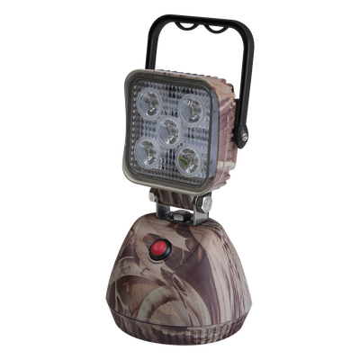 EW2461-CAMO - Luz de Trabajo LED Recargable / 650 Lúmenes / 3 Modos de Iluminación / Base Magnética / Autonomía 3-4 Horas