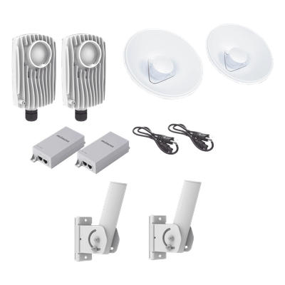 C6XPTPKIT3 - Kit de Radios Inalámbricos / 1.75 Gbps PTMP / 5.1-6.4 GHz / 20 dBi / IP67 / PoE Pasivo / SNMPv2