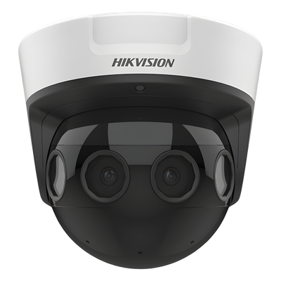 DS-2CD6944G0-IHS(C) - PanoVu Series / Vista Panorámica 180° / 16 Megapixel en Total / 4 Lentes 2.8 mm (4 Lentes 4 Megapixel) / 20 mts IR / Exterior IP67 / IK10 / 12 Vcc / PoE+ / Micro SD