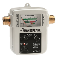 ART-3 - Probador de Antenas VHF / 155-158 MHz / Potencia 0-10 W / Impedancia 50 Ω / Batería 12 VDC / Portátil