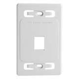 MX-FP-S-01-02B - Placa de Pared Modular / 1 Salida / Color Blanco / Versión Bulk / MAX