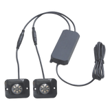 X12A - Estrobos Ocultos de 6 LED, Color ámbar