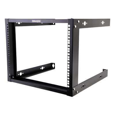 LP-RAP-1908 - Rack Abierto de Pared / 19in / 8U / 418 x 350 x 500 mm / 1.37 x 1.15 x 1.64 ft / Acero Reforzado / Interior