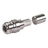 EZ-400-NF-X - Conector N Hembra / Plegable con Pin Cautivo / 50 Ohms / VSWR 1.3 / Hasta 6 GHz / Para RG-8, LMR-400, CNT-400
