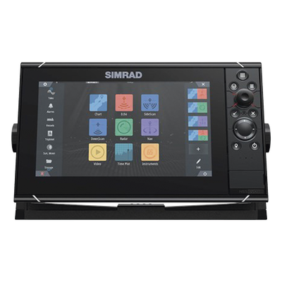 000-15405-001 - Pantalla Náutica 9 Pulgadas SolarMAX IPS / Procesador iMX 8 / Ecosonda Integrada 1kW CHIRP / GPS Incorporado / Conectividad Inalámbrica / Compatibilidad con Accesorios Simrad / Montaje Flush o Bracket / Incluye Mapa Mundial