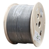 9A6M4-A5 - Bobina de Cable Blindado F/UTP / Cat6A / 4 Pares / 10GBase-T / CM / 305 m (1000 pies) / Gris