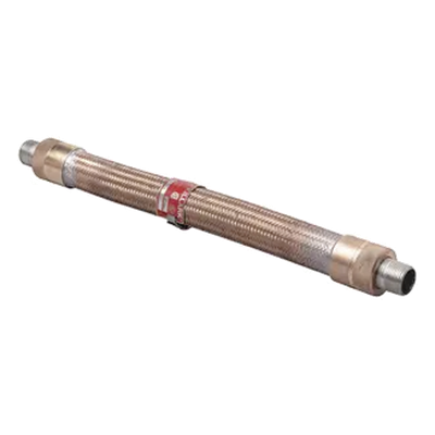 HUB-ECF118 - Cople Flexible / Bronce Trenzado / 1/2" x 18" / 25 in Largo / Clase I, II, III