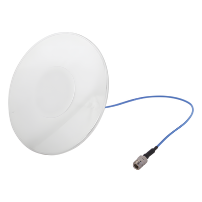 DASUTCC500NF - Antena DAS para techo / 608-2700 MHz / Bajo PIM -155 dBc / Diseño ultra-delgado traslúcido / Conector N hembra