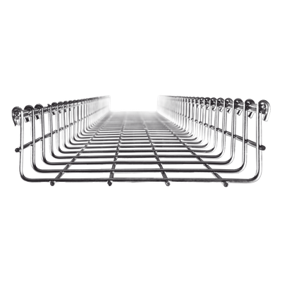 MG-50-433EZ - Charola Tipo Malla / 66 mm Peralte / 200 mm Ancho / 3 m (9.84 ft) / Electro Zinc / 210 Cables Cat6
