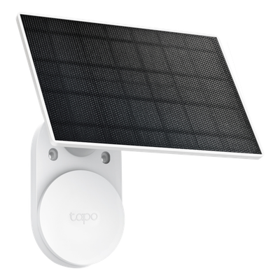 TAPO-A201 - Panel Solar para Cámaras de Seguridad / 2.5 W / 5.2 V / IP65 / Cable 4 m (13.1 ft) / Conexión Tipo-C + Micro USB / Montaje Ajustable