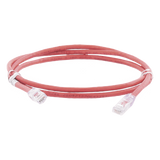 NK6PC7RDY - Cable de Parcheo / Cat 6 / U/UTP / 2.1 m (7 ft) / 24 AWG / CM / Rojo