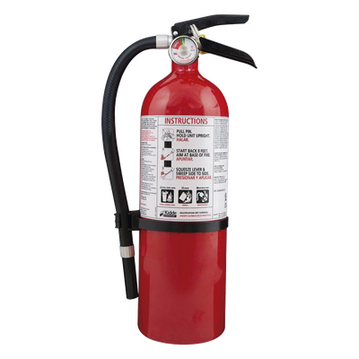 FX210R-1 - Extintor desechable / Polvo químico seco multipropósito / 4 lb / Clase A-B-C / UL 2-A:10-B:C / Uso residencial (Living Area)