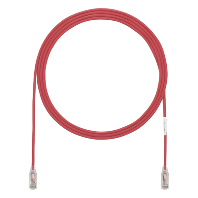 UTP28SP10RD - Cable de Parcheo UTP / Cat6 / 28AWG / 3.05 m (10 ft) / RJ45 / LSZH / PoE++