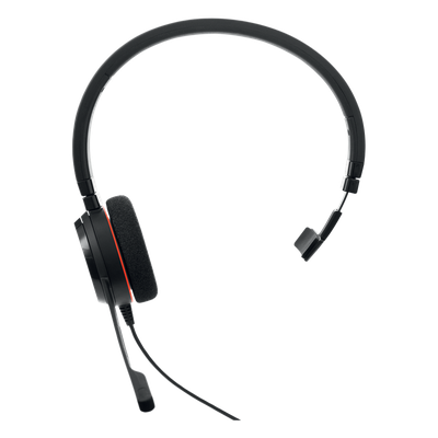 EVOLVE-20-MONO-MS - Jabra Evolve 20 Mono con conexión USB, micrófono con cancelación de ruido de última generación, configuración Plug and Play, Certificación Microsoft Teams (4993-823-109)