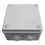TH-CJE - Caja Estanca / IP55 / IK08 / 6 Entradas 3/4' / 100x100x50 mm (3.94x3.94x1.97') / ABS Gris