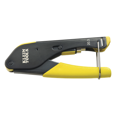 VDV212-008-SEN - Pinza de Compresión para Conector F / Cables RG59 y RG6/6Q / Acero Antioxidante / Mango con Seguro / 5.59' (1700 mm) de Longitud