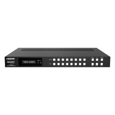 EPP-MXB88VW - Matriz HDMI / 8x8 / 4K60 4:4:4 / 18 Gbps / Seamless / Video Wall y Multivista / Audio Balanceado